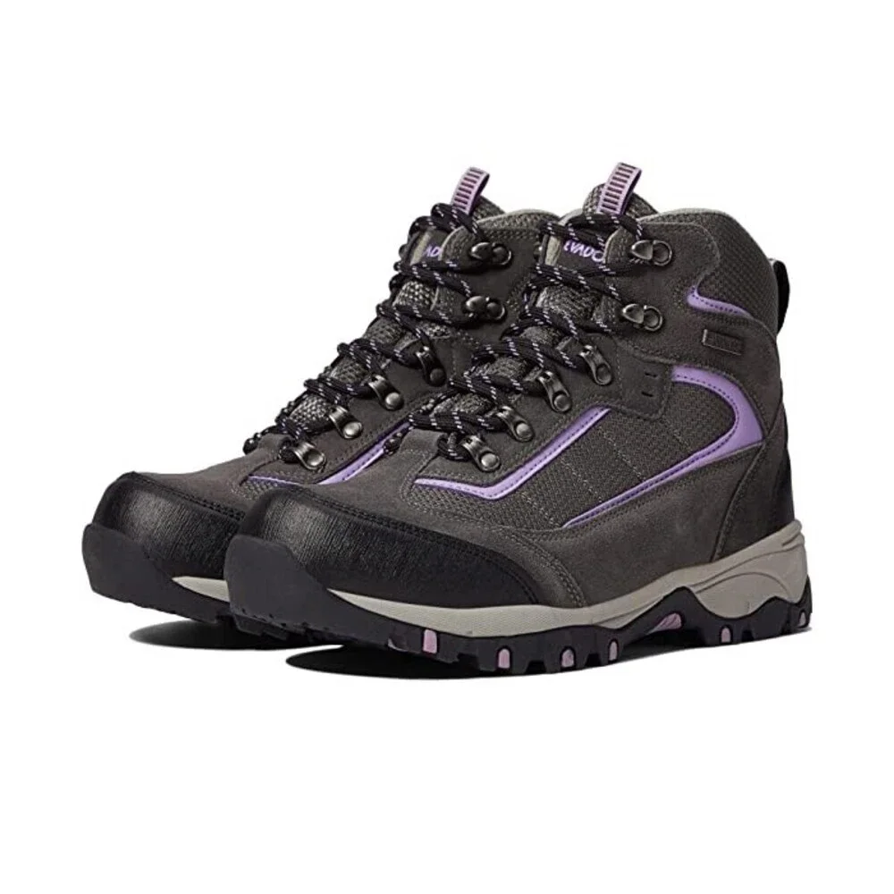 Nevados Lakewood Mid N-LAKEWDMW Mens 9 Boot Gray Safety Toe Hiking Boot JOBB2034